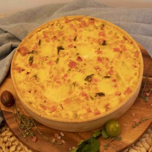 Quiche de Puerro, Tomate y Mozzarella - Imagen 1