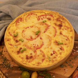 Quiche de Queso de Cabra y Tomate - Imagen 1