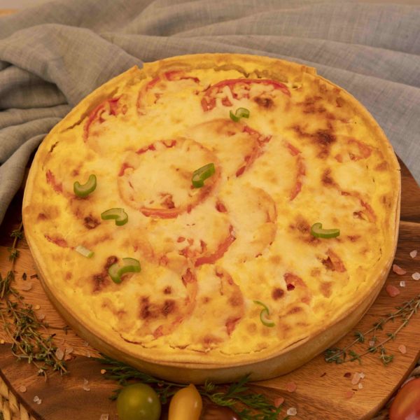Quiche de Queso de Cabra y Tomate