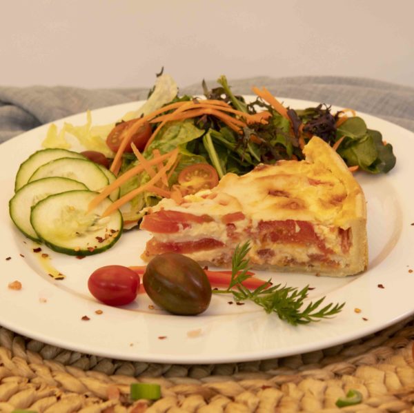 Quiche de Queso de Cabra y Tomate